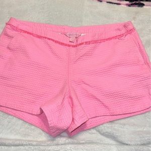 LILLY PULITZER pink shorts 8 Med Cotton